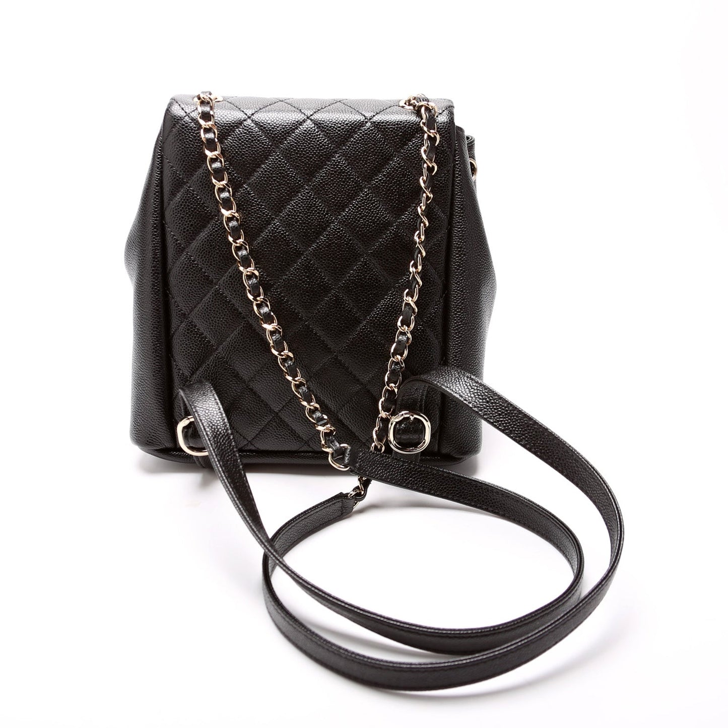 Chanel Duma Pocket Small Backpack Caviar RFID Bag
