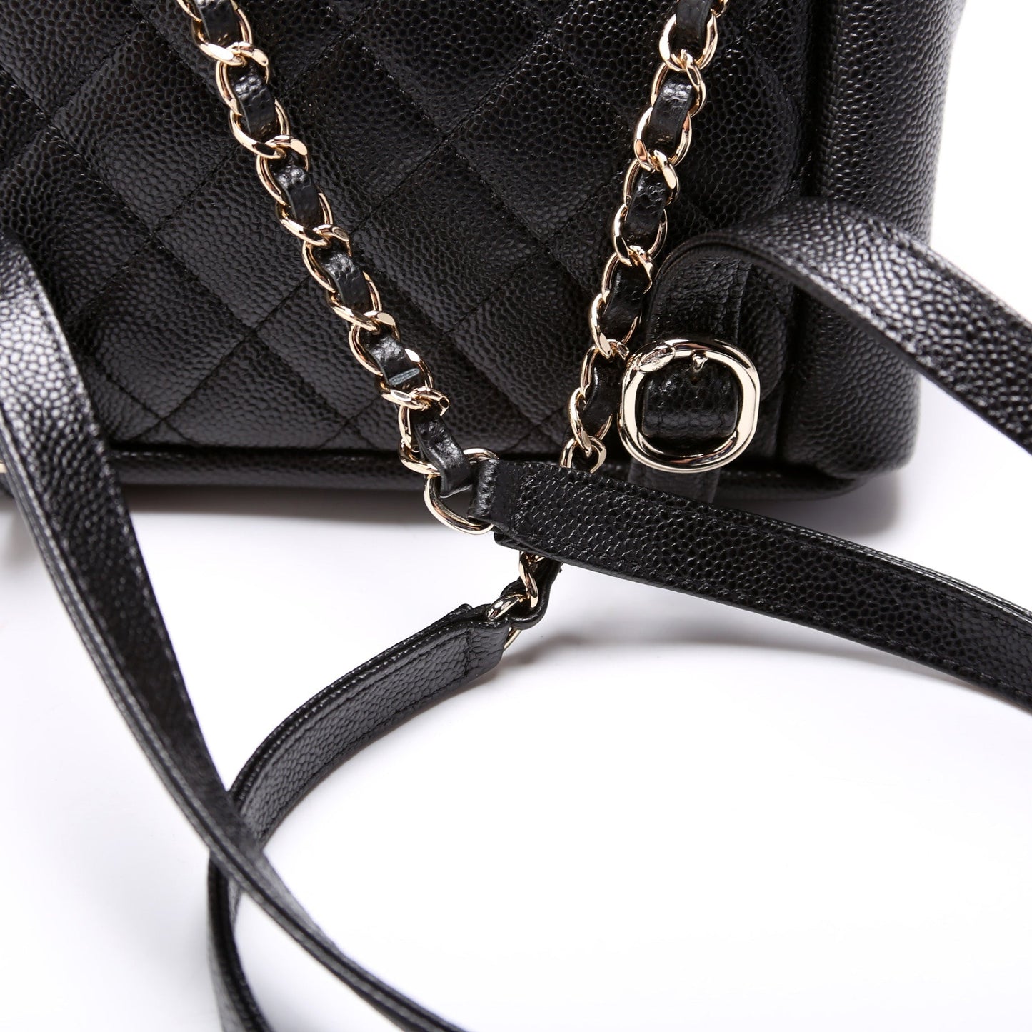 Chanel Duma Pocket Small Backpack Caviar RFID Bag