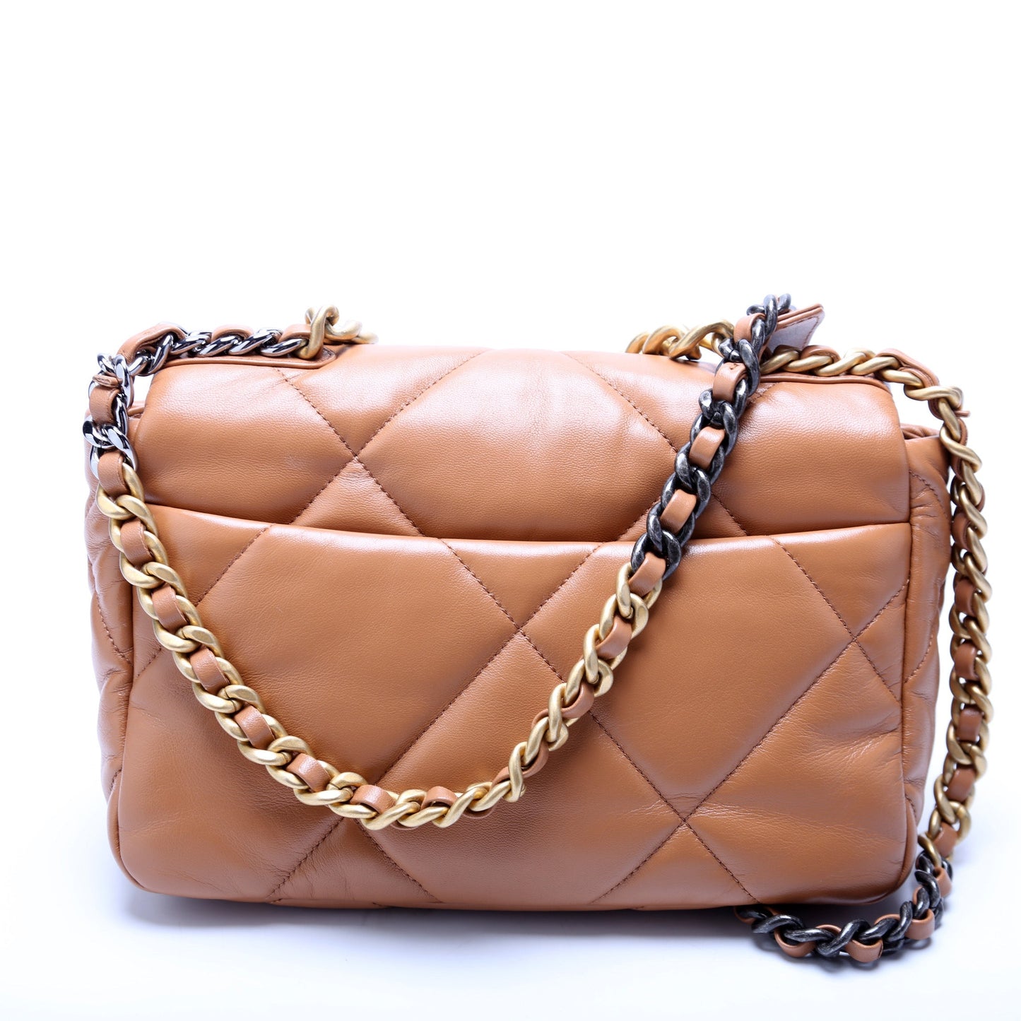 Chanel Quilted Goatskin 19 Medium Flap RFID Bag