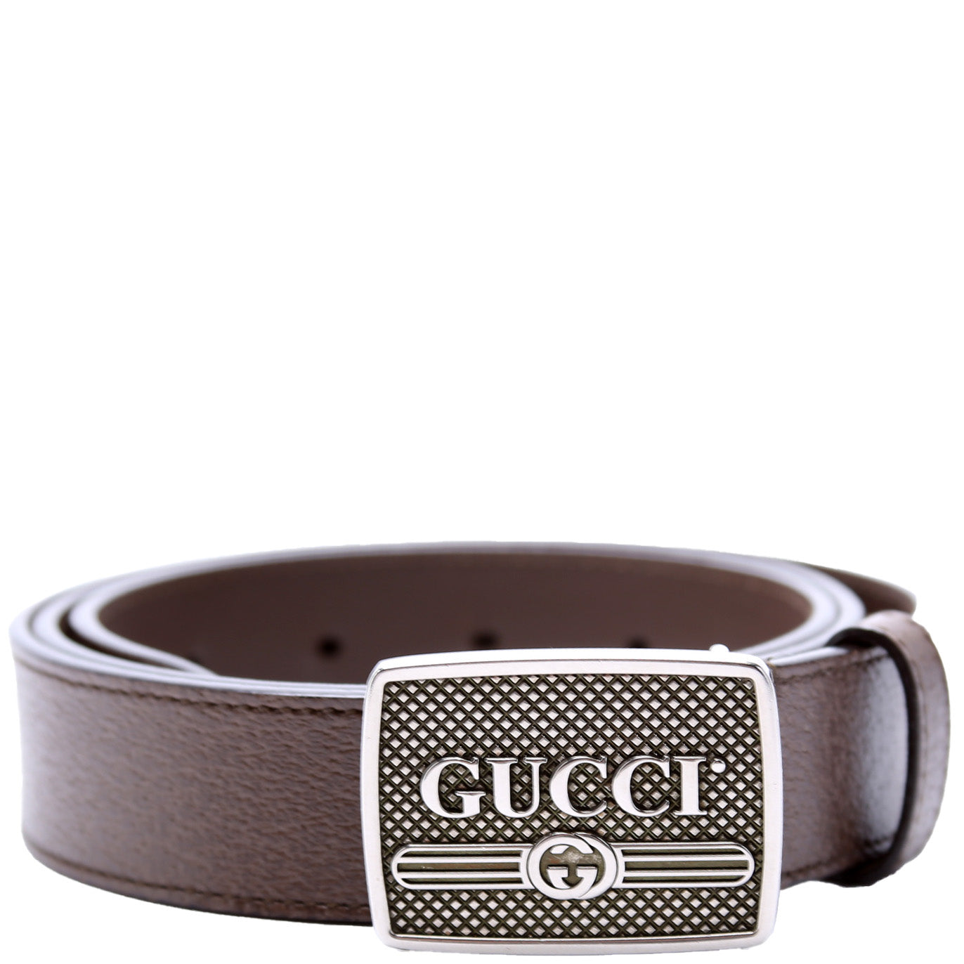 Gucci Logo Buckle Leather Belt Size /