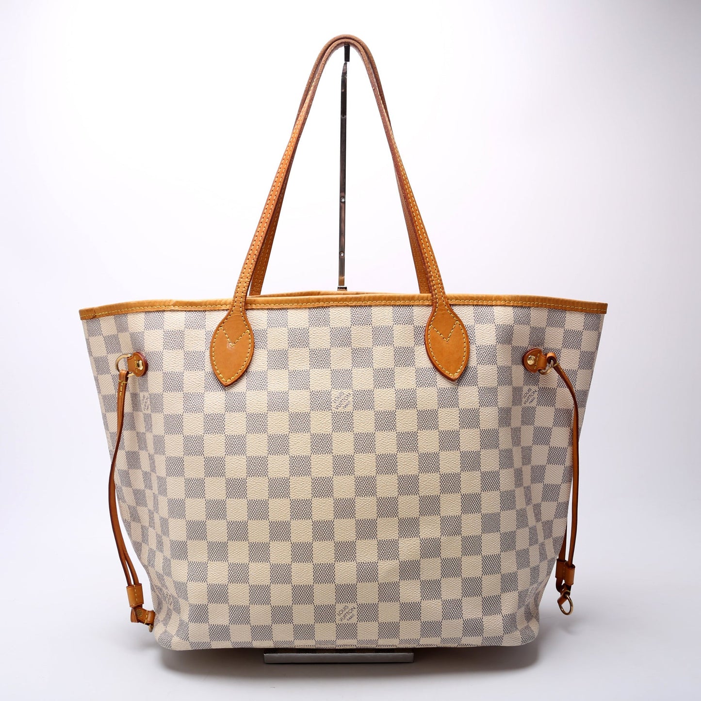 Louis Vuitton Neverfull With Wallet MM Damier Azur