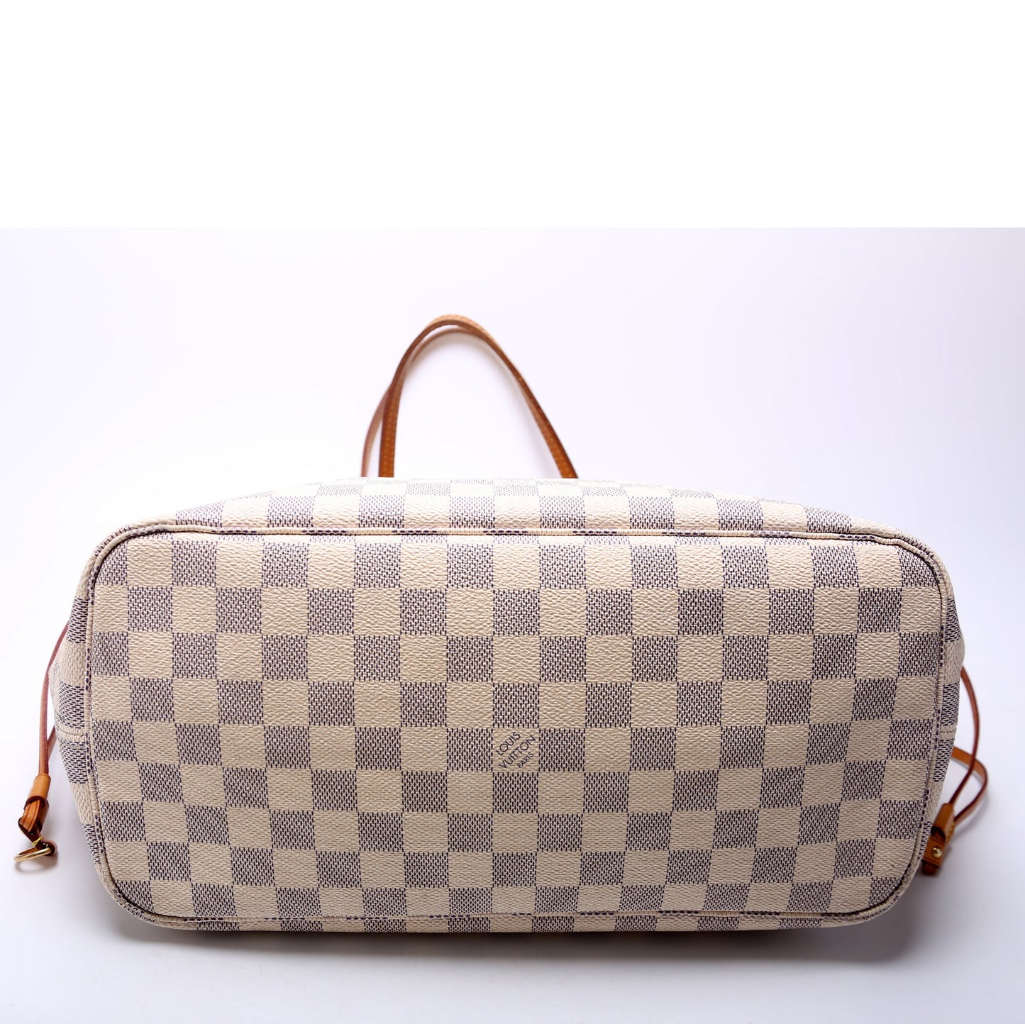 Louis Vuitton Neverfull With Wallet MM Damier Azur