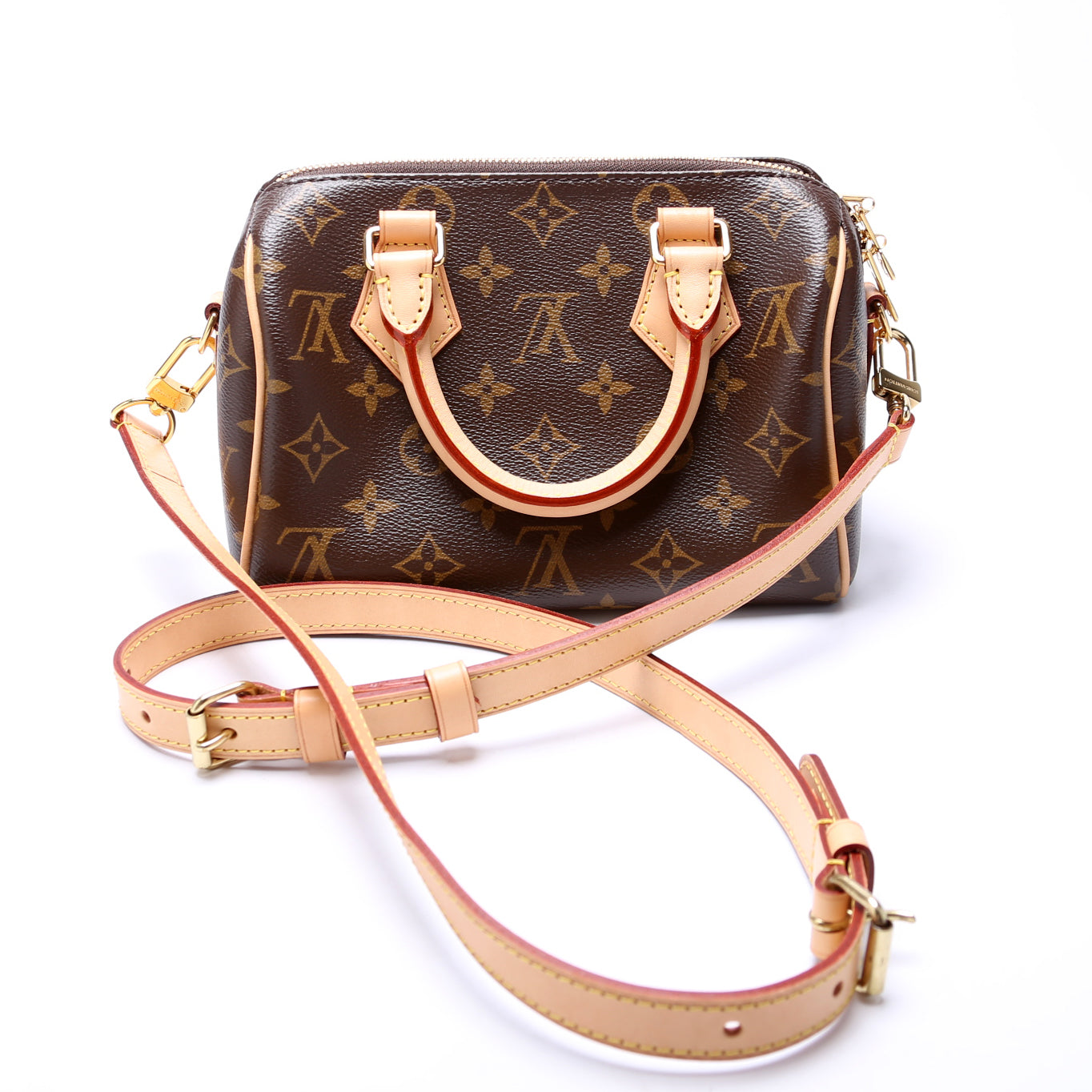 Louis Vuitton Speedy 20 Bandouliere With Canvas Strap Monogram