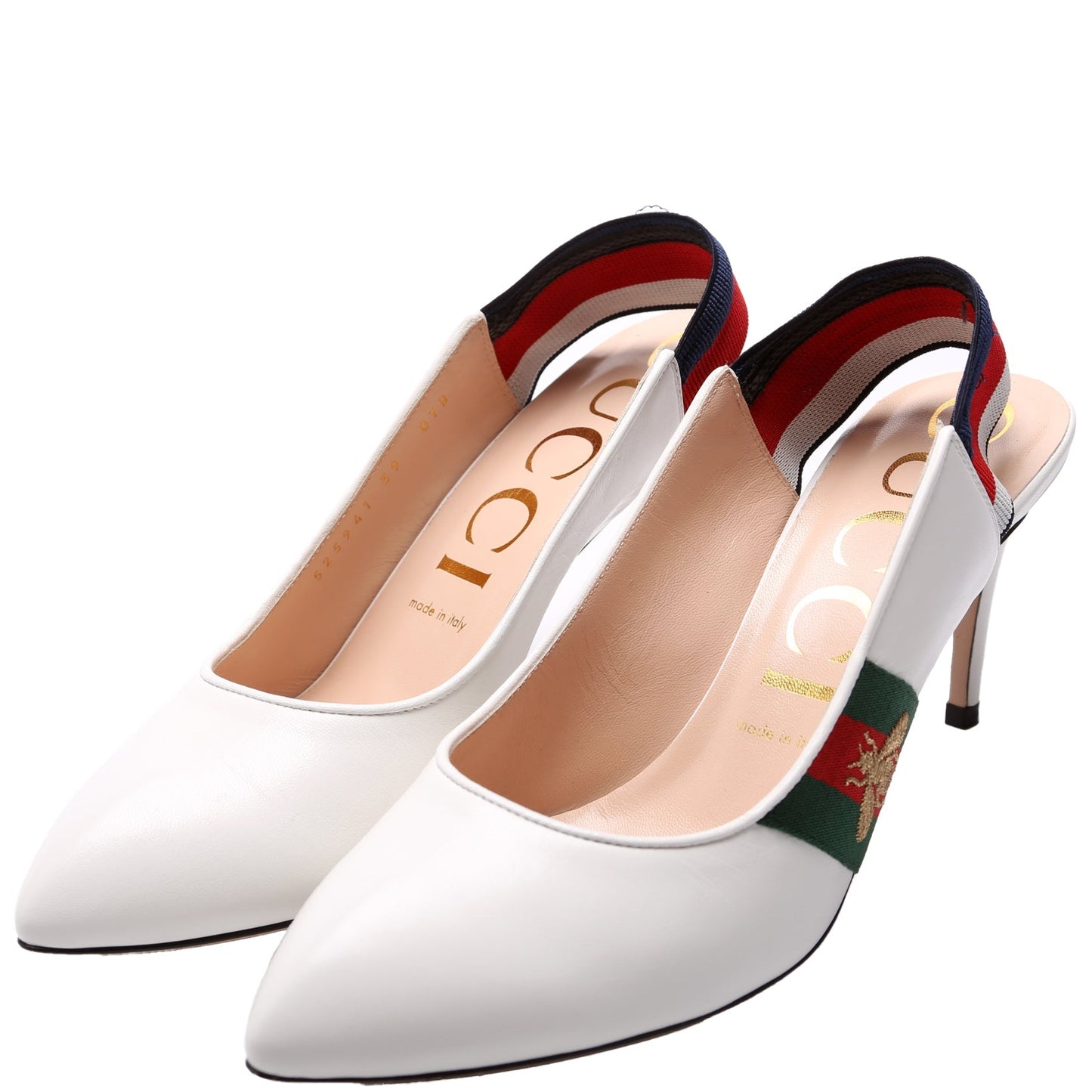Gucci Sylvie Slingback Pumps Size