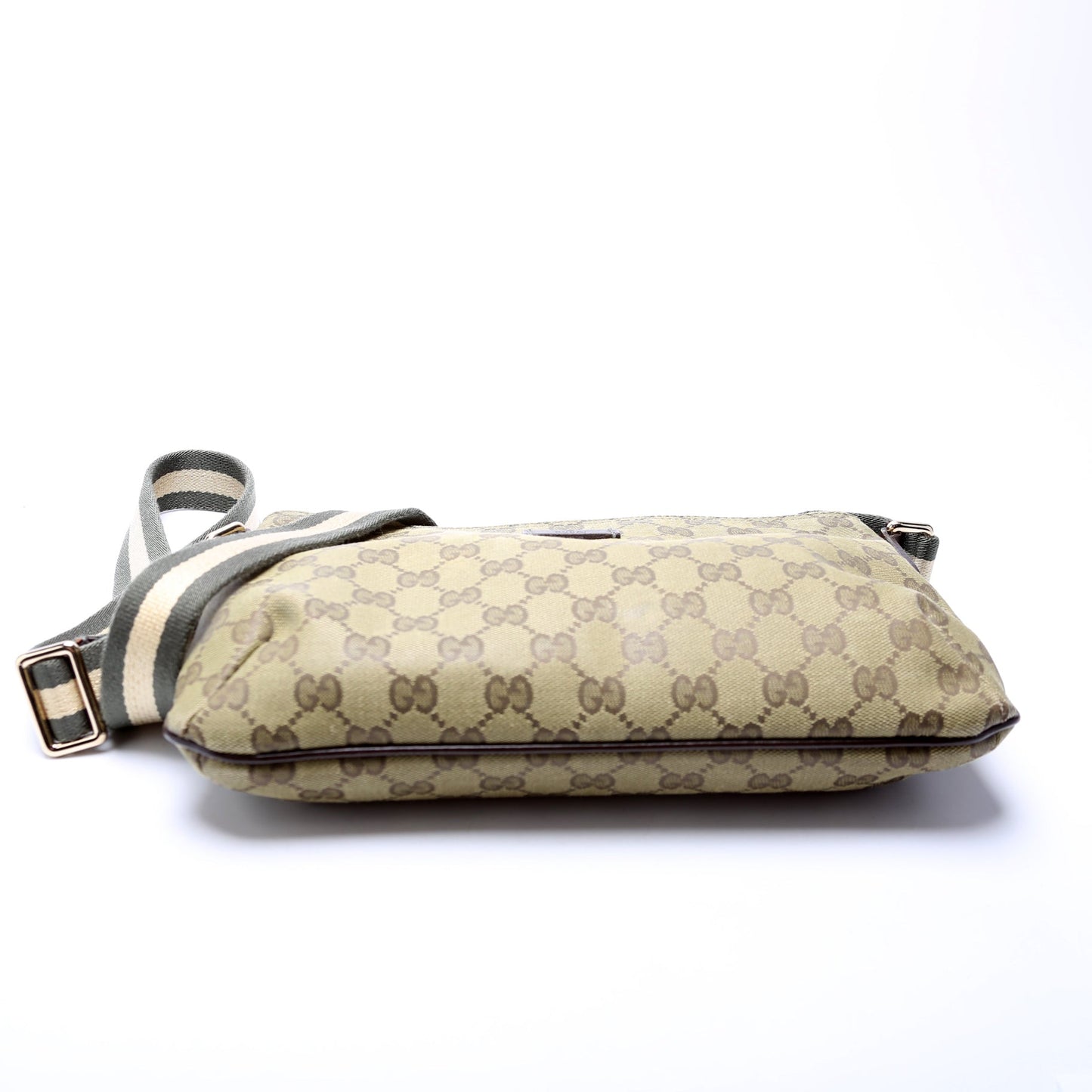 Gucci 189748 Shelly Web Shoulder Bag