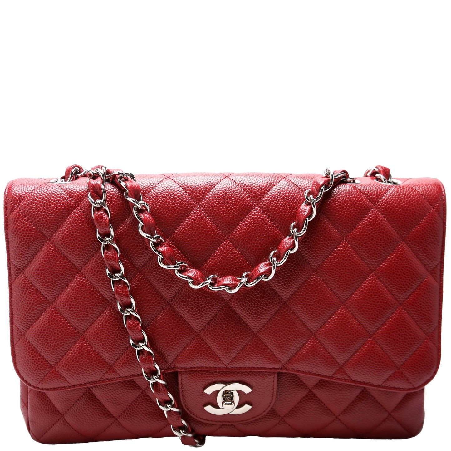 Chanel Classic Flap Jumbo Caviar 10-13M Bag