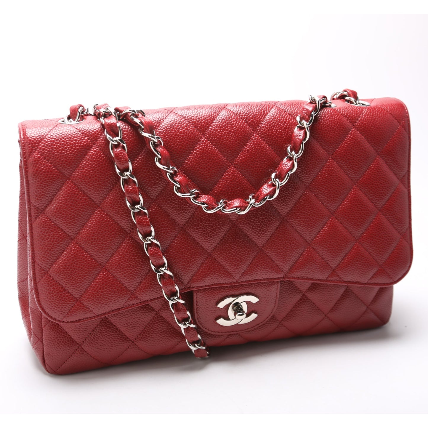 Chanel Classic Flap Jumbo Caviar 10-13M Bag