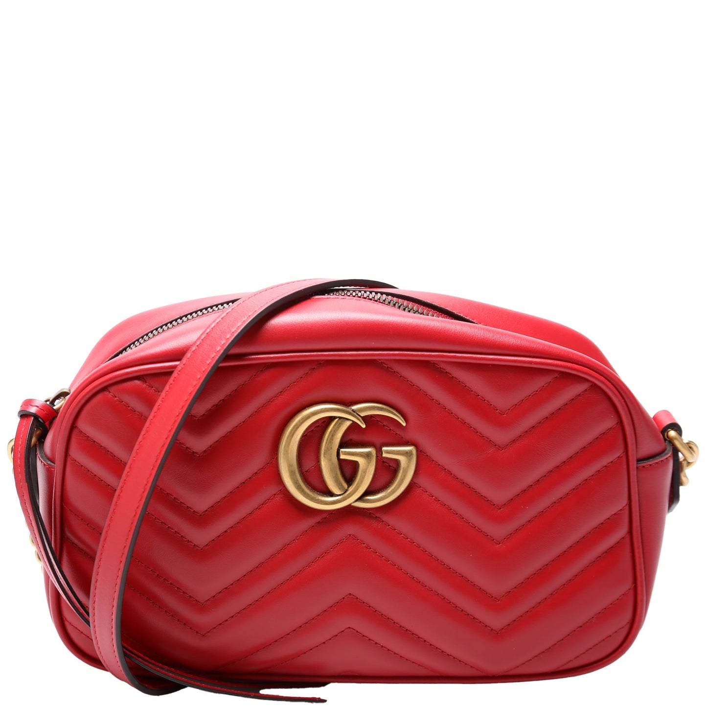 Gucci 447632 Marmont Small Leather Camera Bag