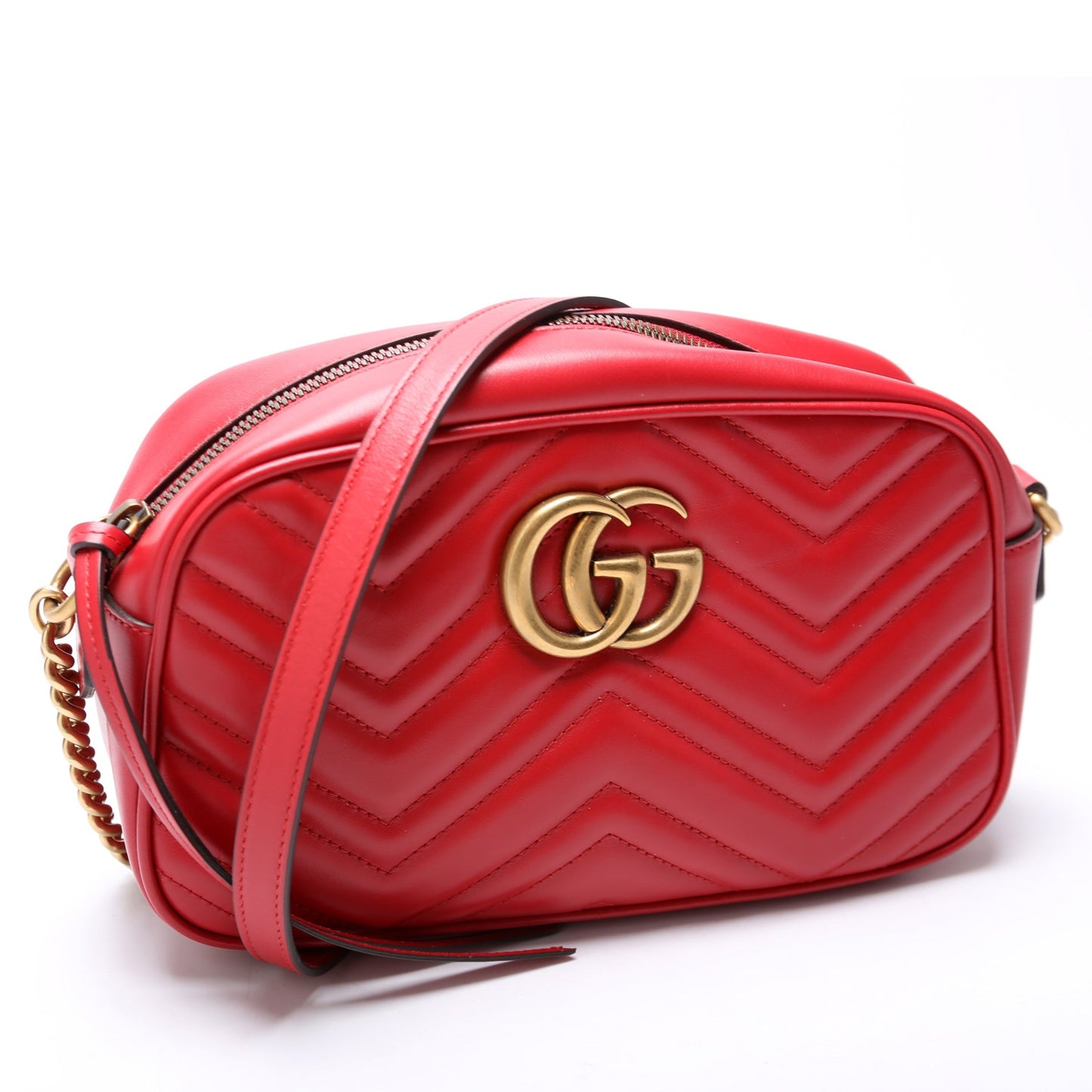 Gucci 447632 Marmont Small Leather Camera Bag