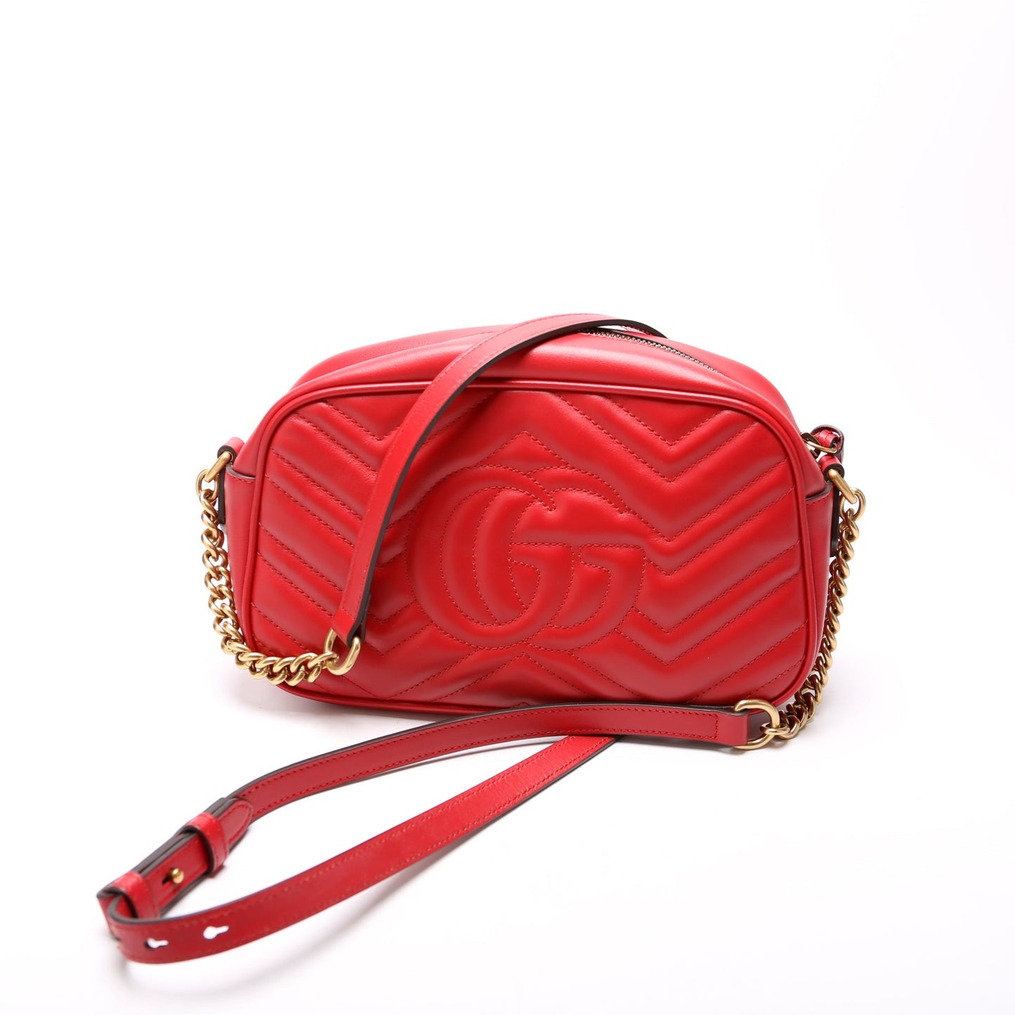 Gucci 447632 Marmont Small Leather Camera Bag