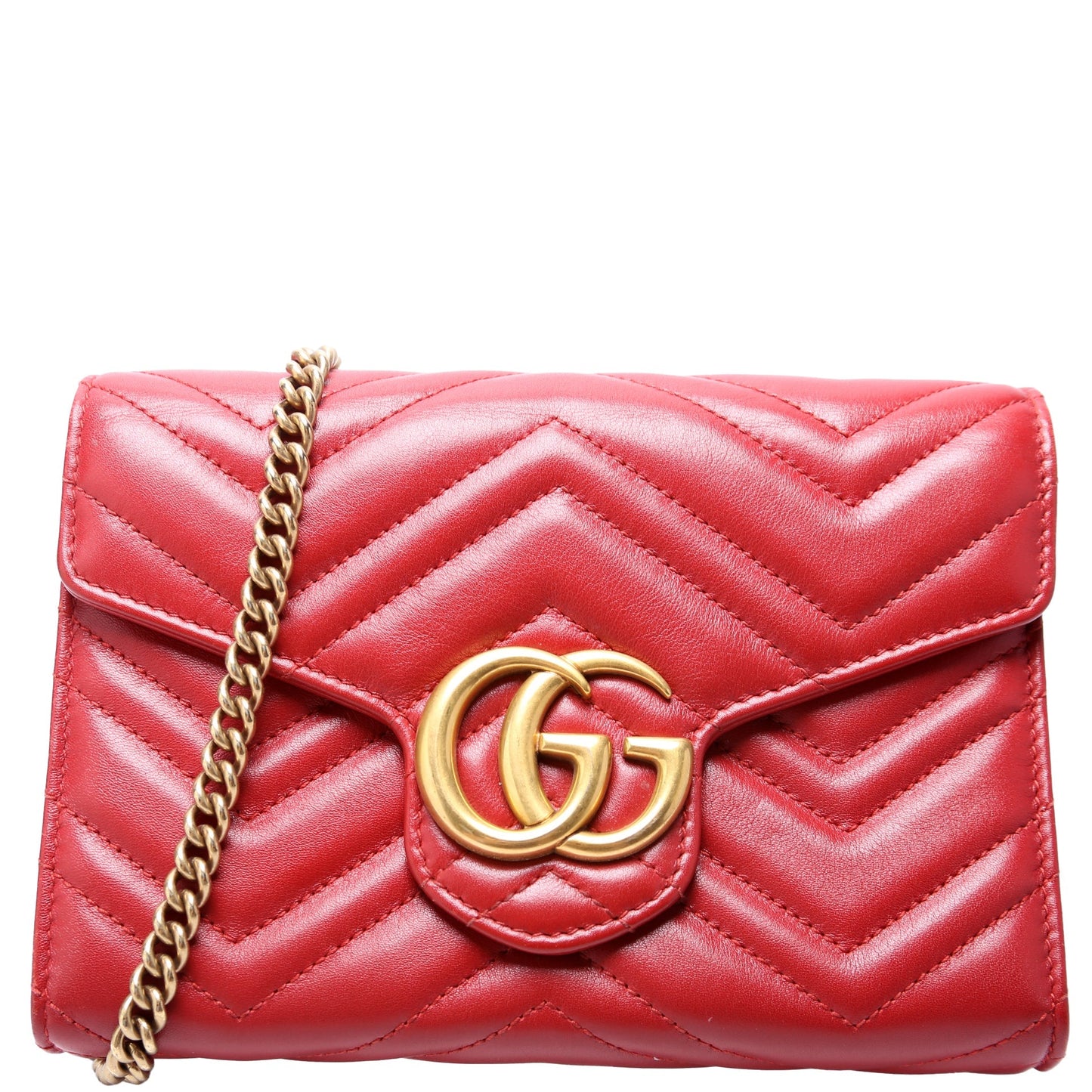 Gucci 474575 Marmont Chain Wallet Bag