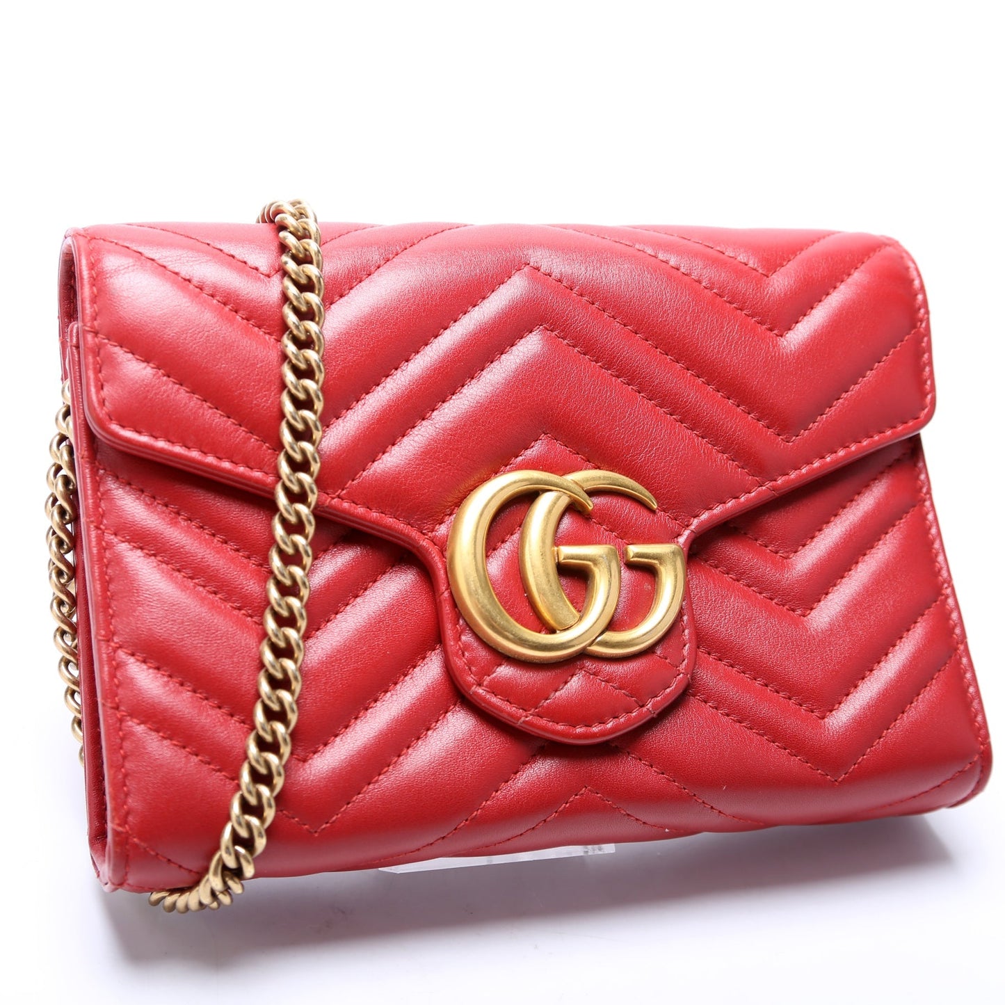 Gucci 474575 Marmont Chain Wallet Bag