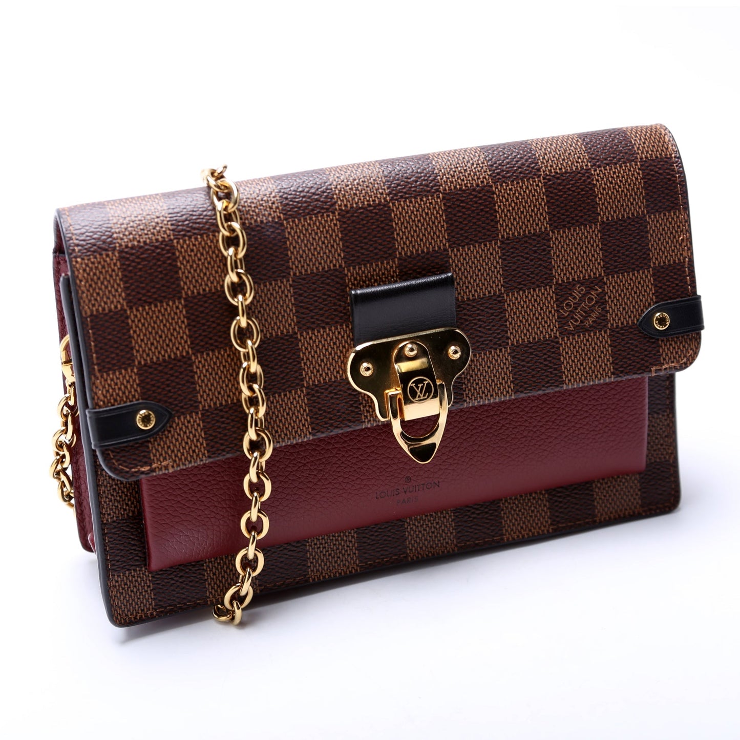 Louis Vuitton Vavin Chain Wallet Damier Ebene