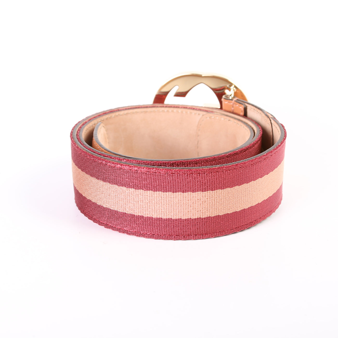 Gucci  Interlocking GG Web Canvas Belt Size /