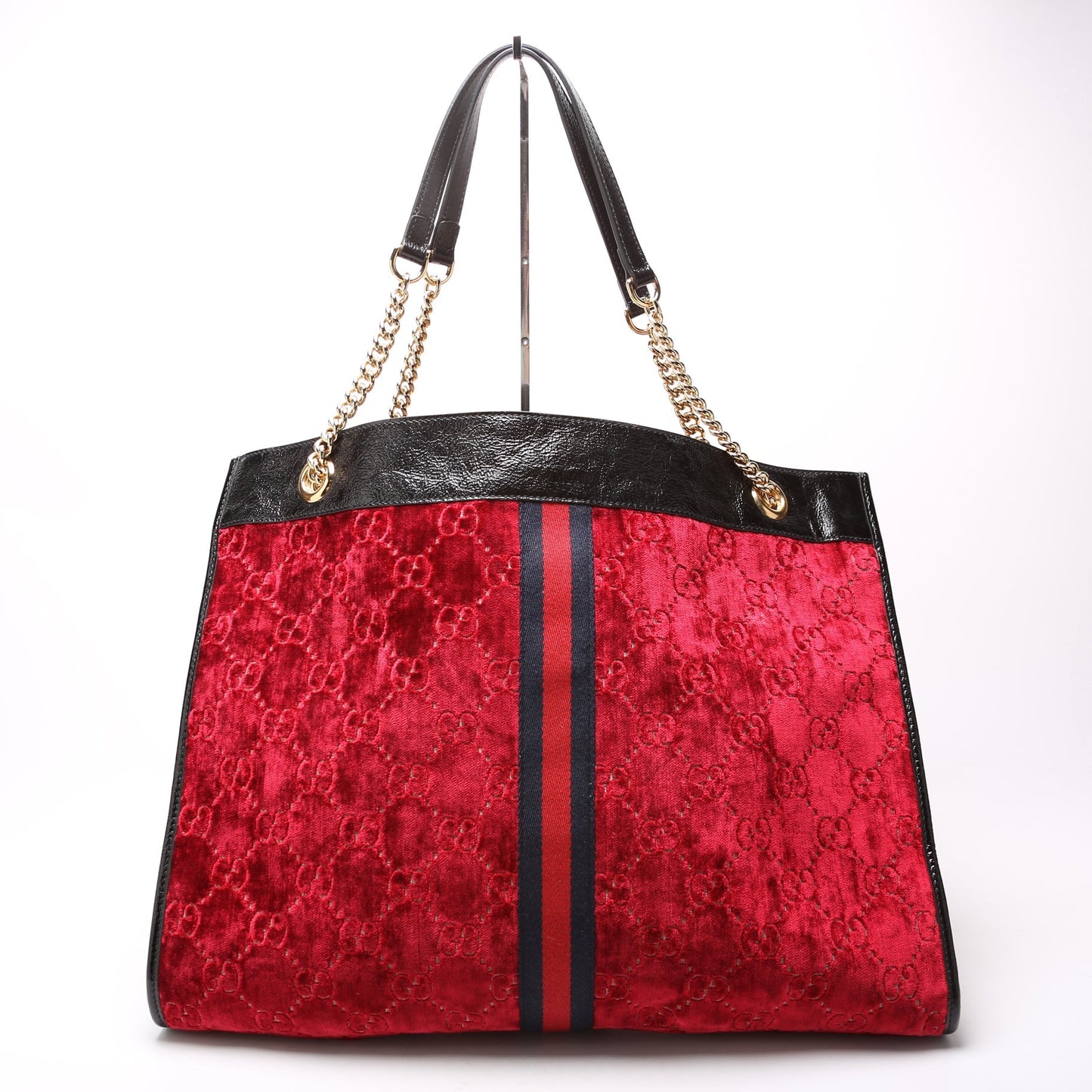 Gucci 537219 GG Velvet Rajah Tote Bag