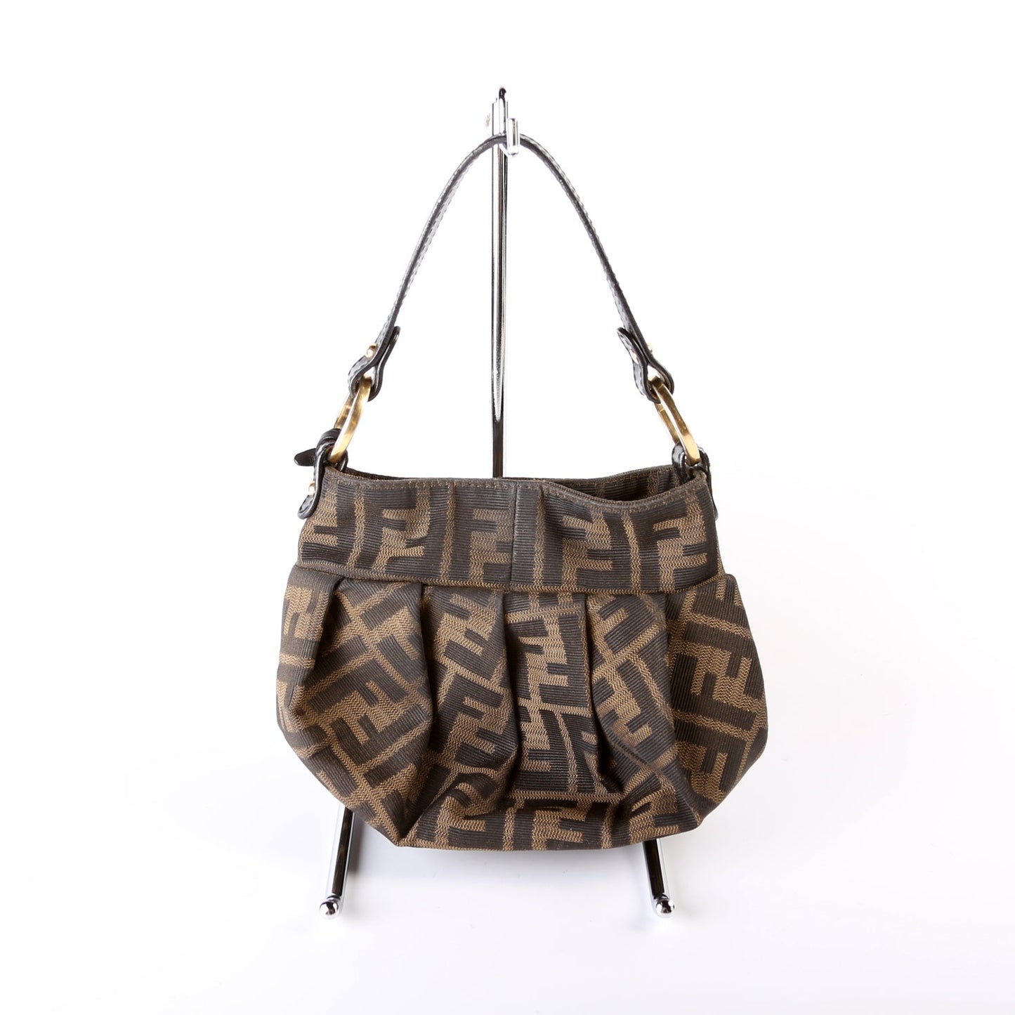 Fendi Zucca Canvas Mini Chef Hobo Bag