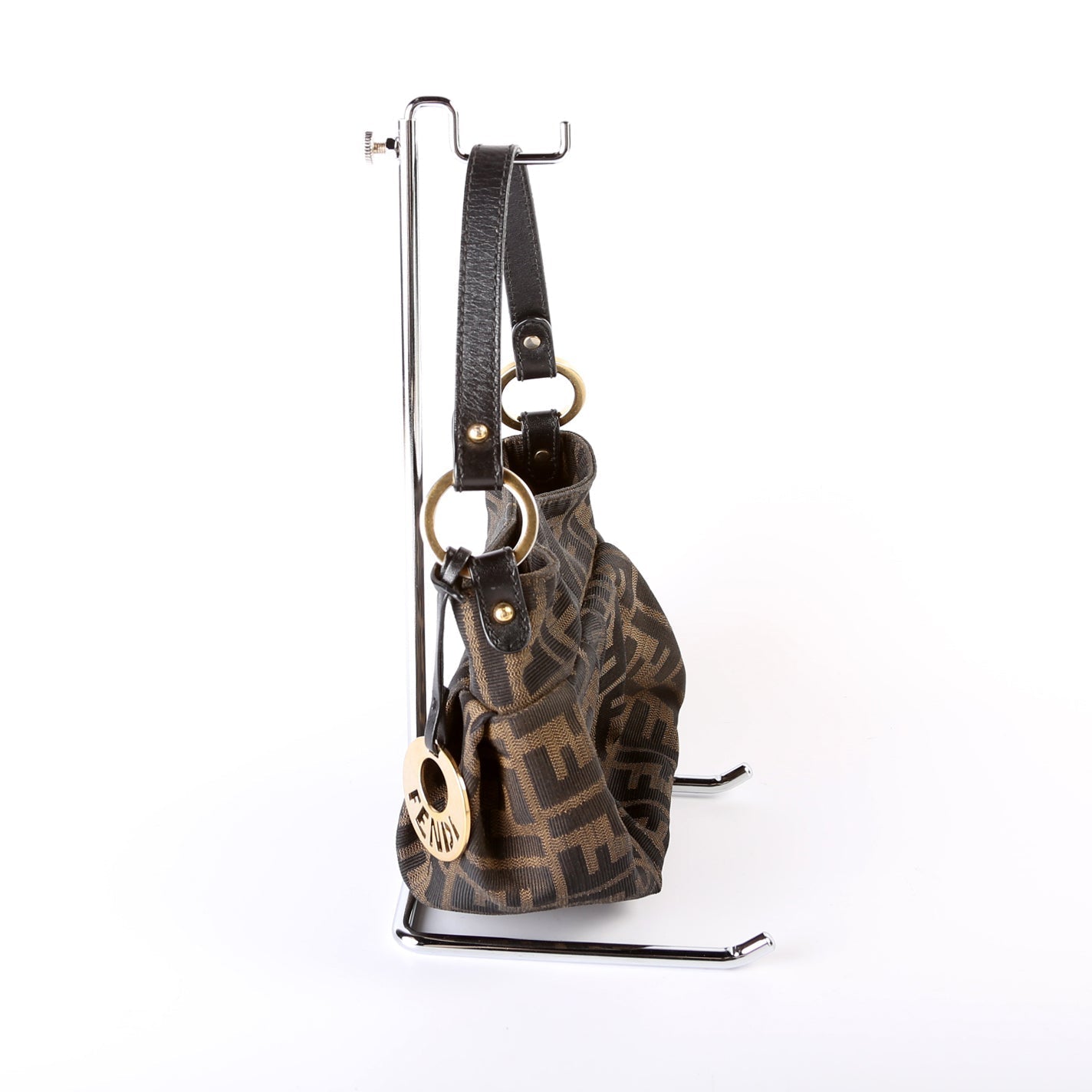 Fendi Zucca Canvas Mini Chef Hobo Bag