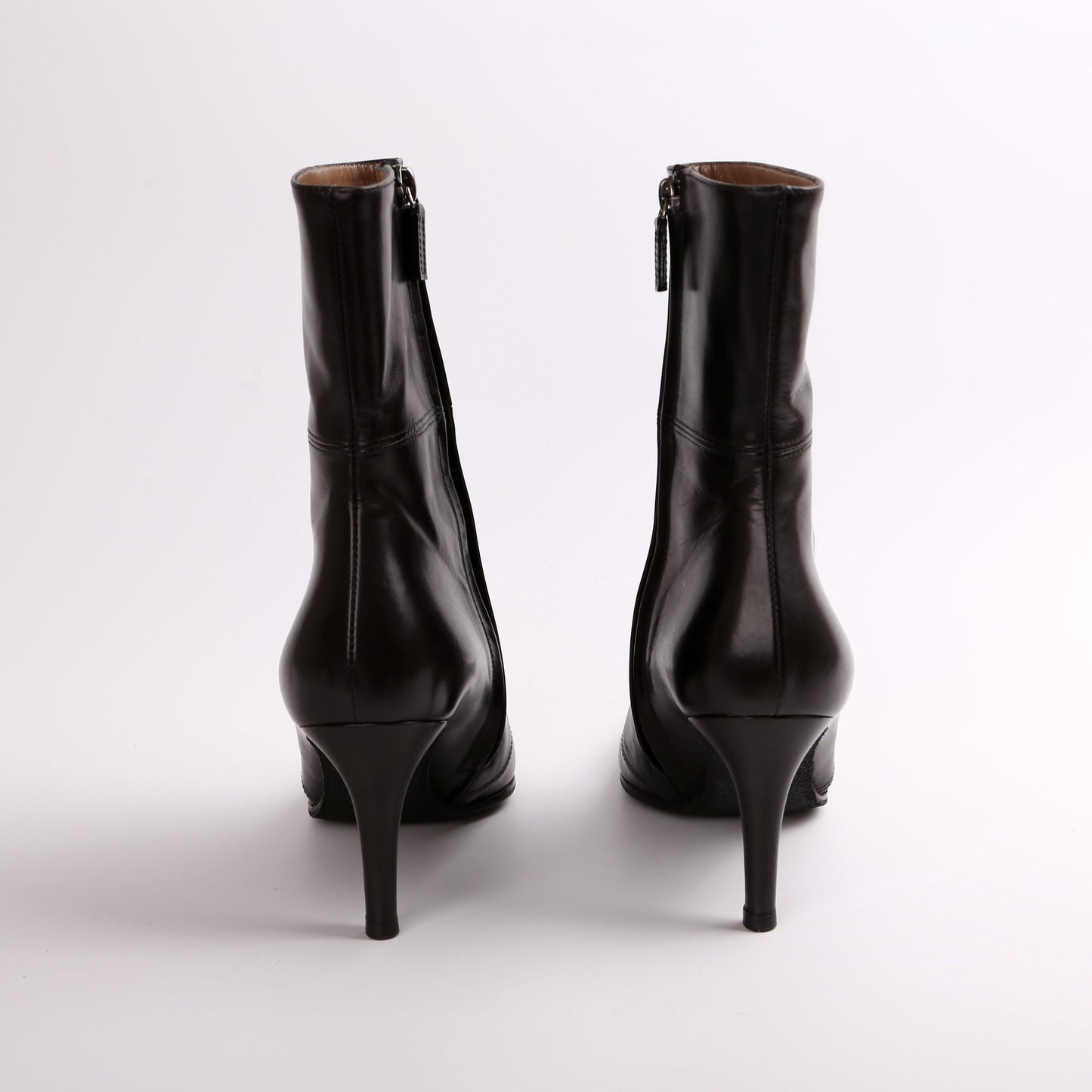 Gucci Leather Pointed Toe Boots Size .