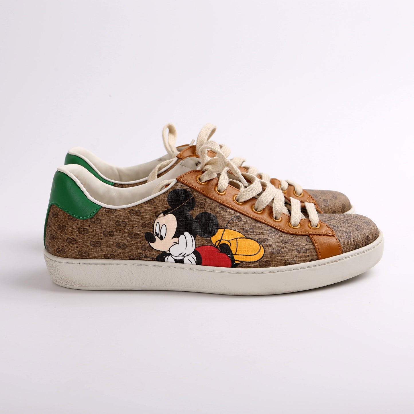 Gucci Ace Web Mickey Mo  Sneakers Size .