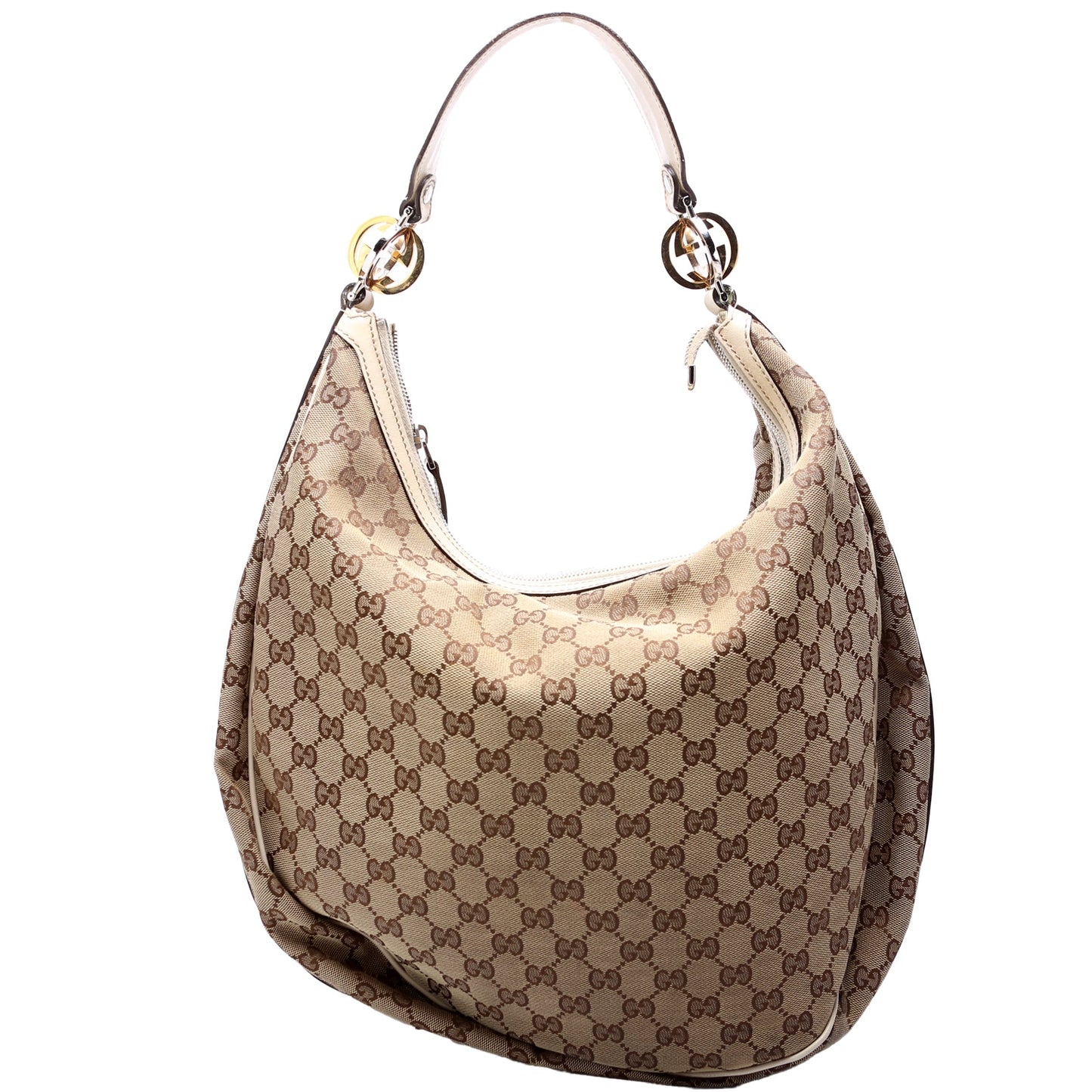 Gucci GG Canvas Twins Hobo Large 232945 Bag