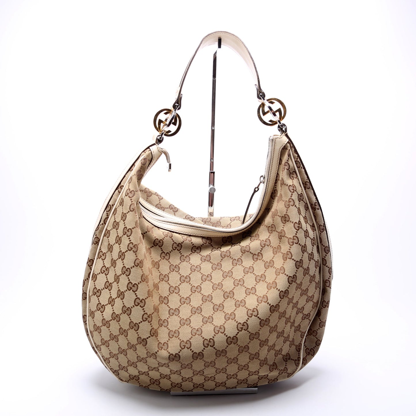 Gucci GG Canvas Twins Hobo Large 232945 Bag