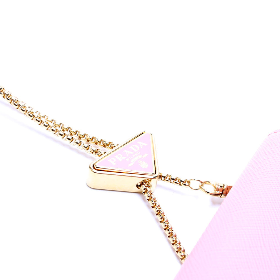 Prada Saffiano Triangle Logo Mini 1BP050 Bag