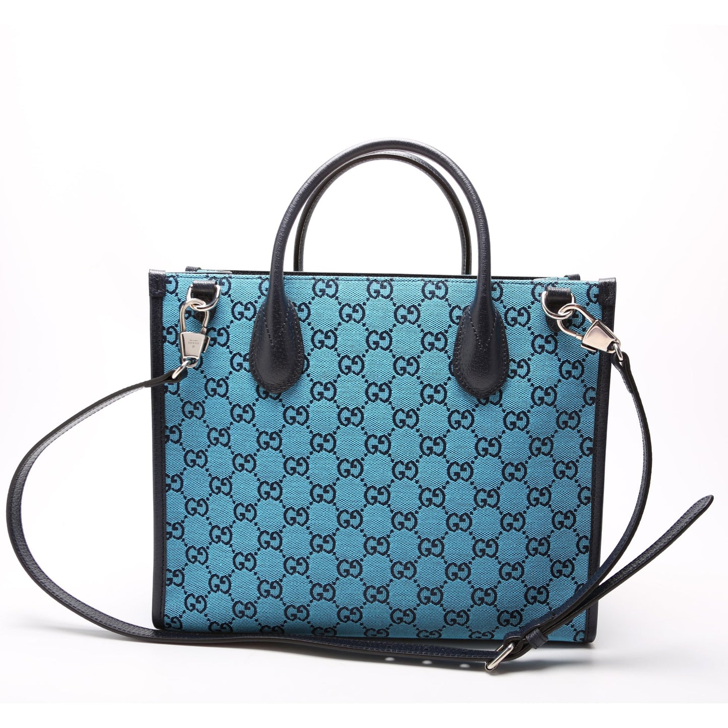 Gucci  GG Canvas Interlocking GG Small Tote