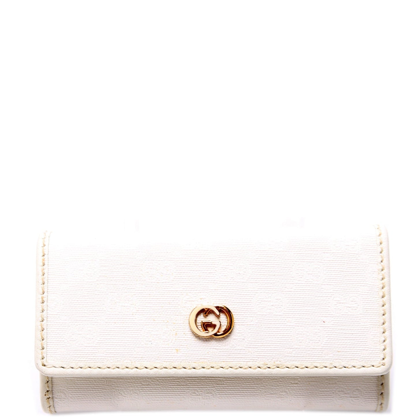 Gucci -- Micro GG Canvas  Key Case