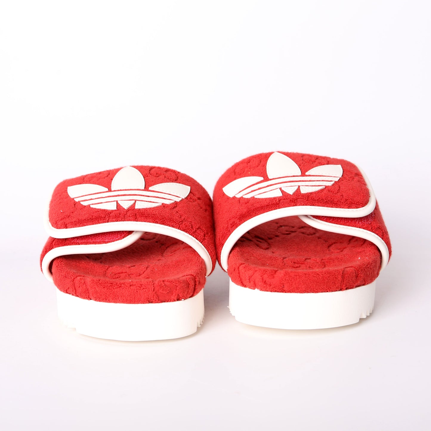 Gucci X Adidas GG Terry Slides Size