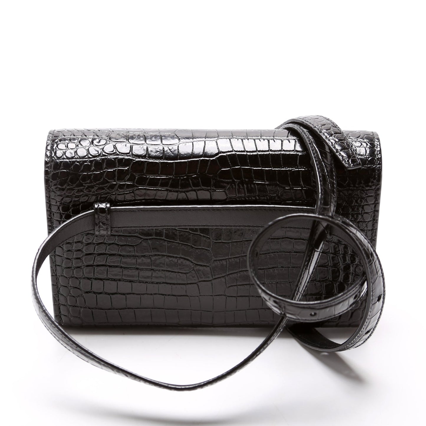 Saint Laurent Kate Belt Croc Embossed 534395 Bag