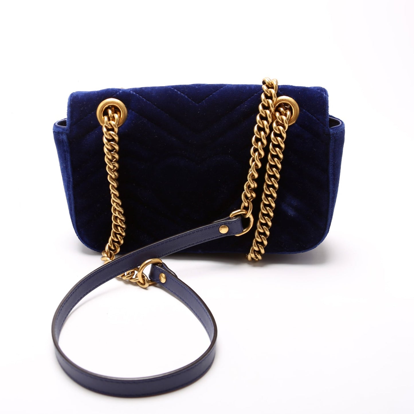 Gucci  Marmont Shoulder Mini Velvet Flap