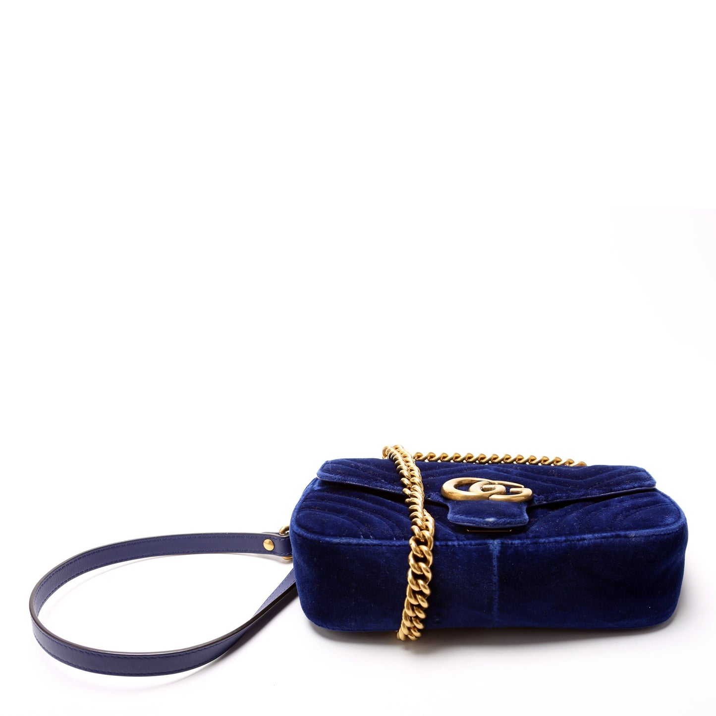 Gucci  Marmont Shoulder Mini Velvet Flap