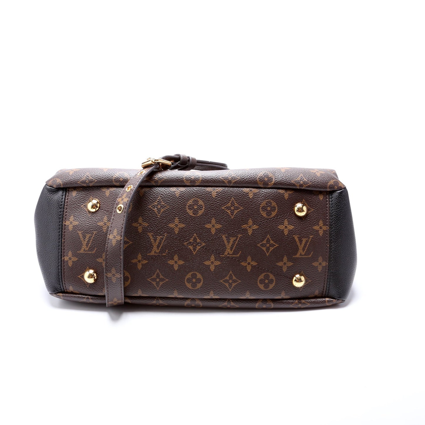 Louis Vuitton Pallas Tote Monogram Leather Side