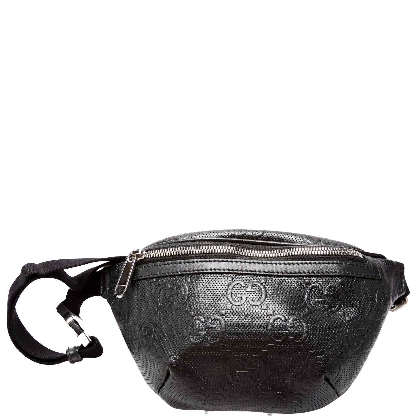 Gucci GG Embossed Belt 658582 Black Bag