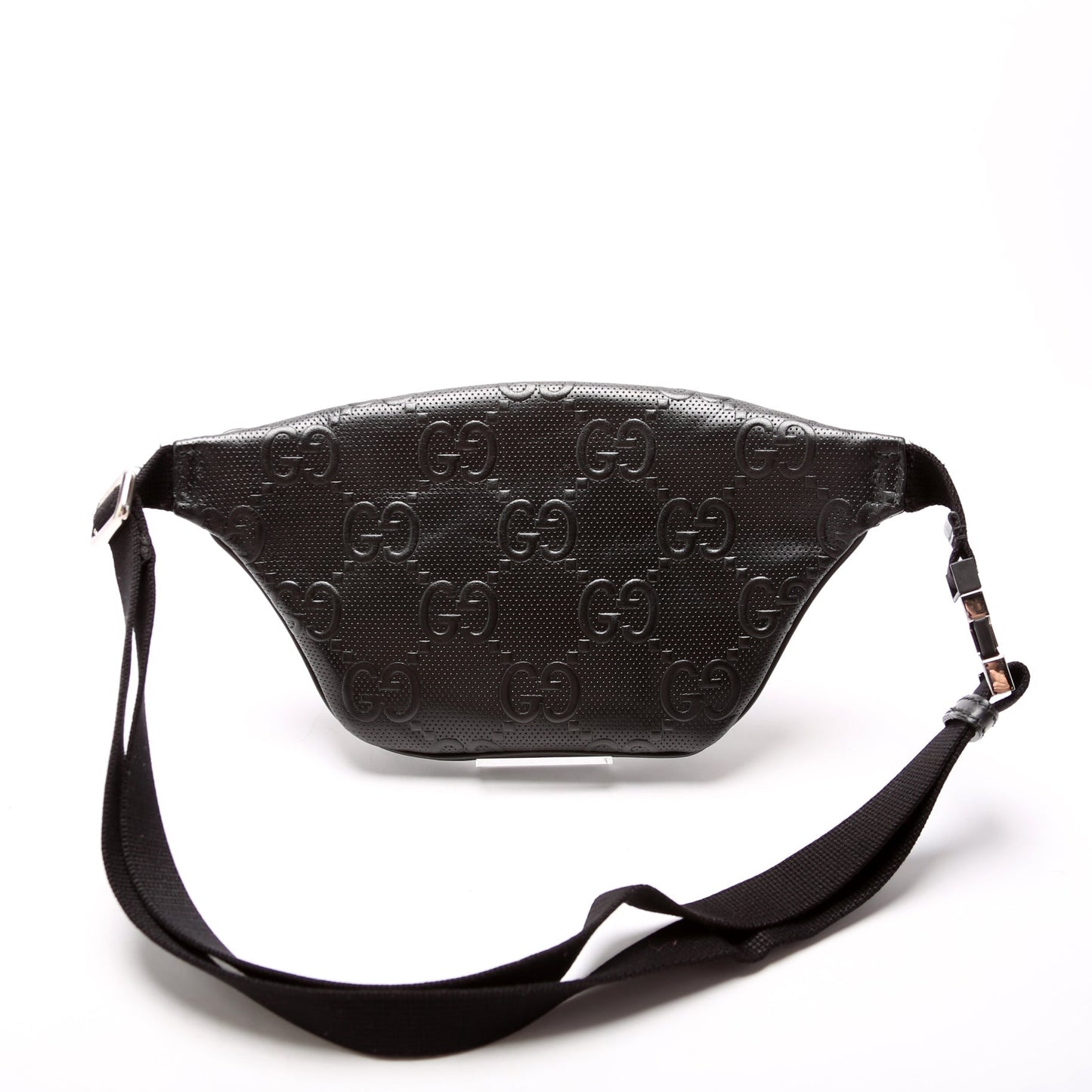 Gucci GG Embossed Belt 658582 Black Bag