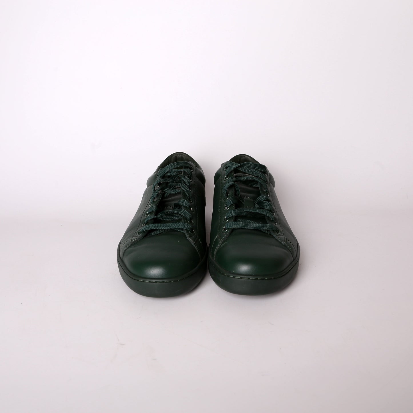 Gucci Ace Web Leather Sneakers Men's Size .