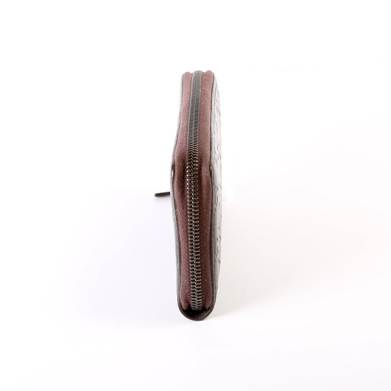 Gucci  Guccissima Zip Wallet Brown