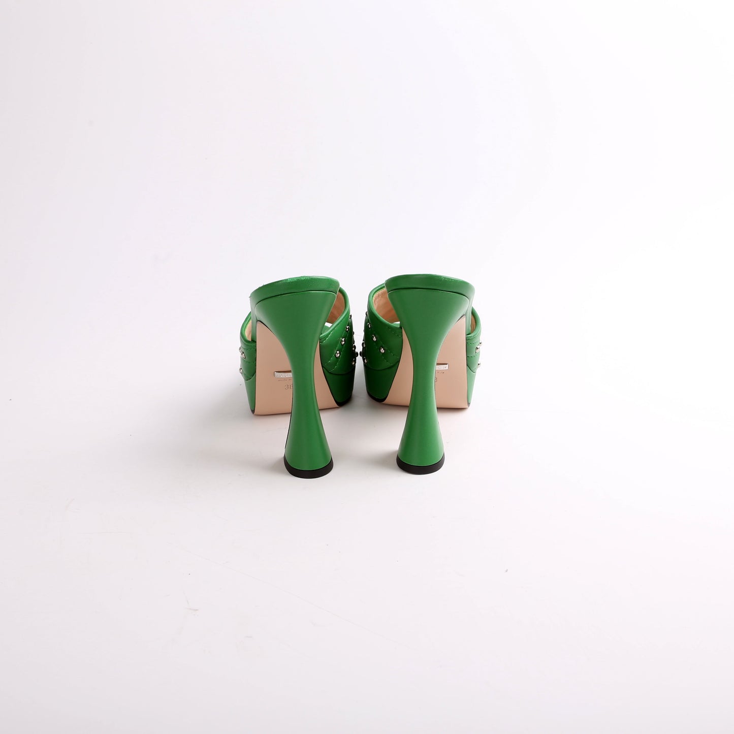 Gucci Studded Platform Sandal Heels Size