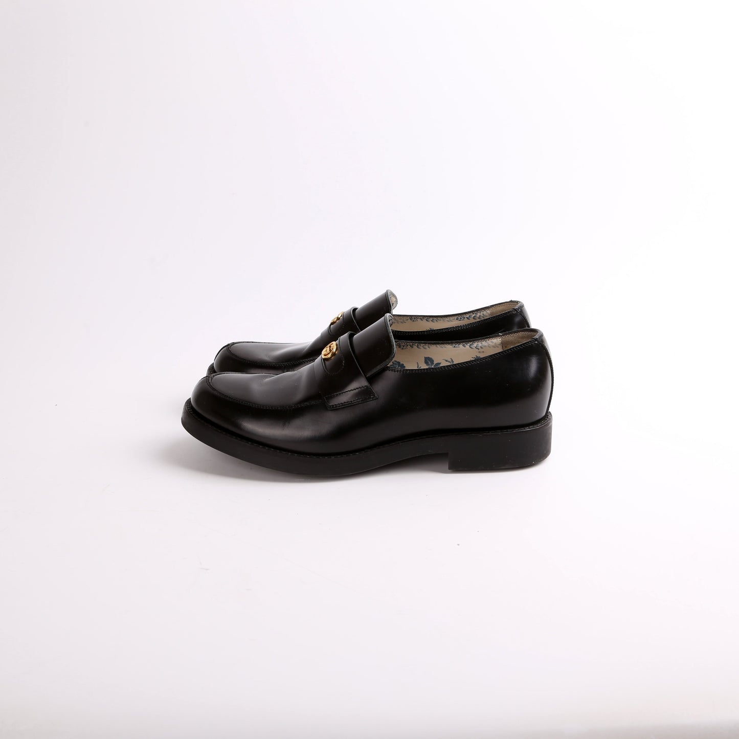 Gucci Interlocking G Leather Loafers Size