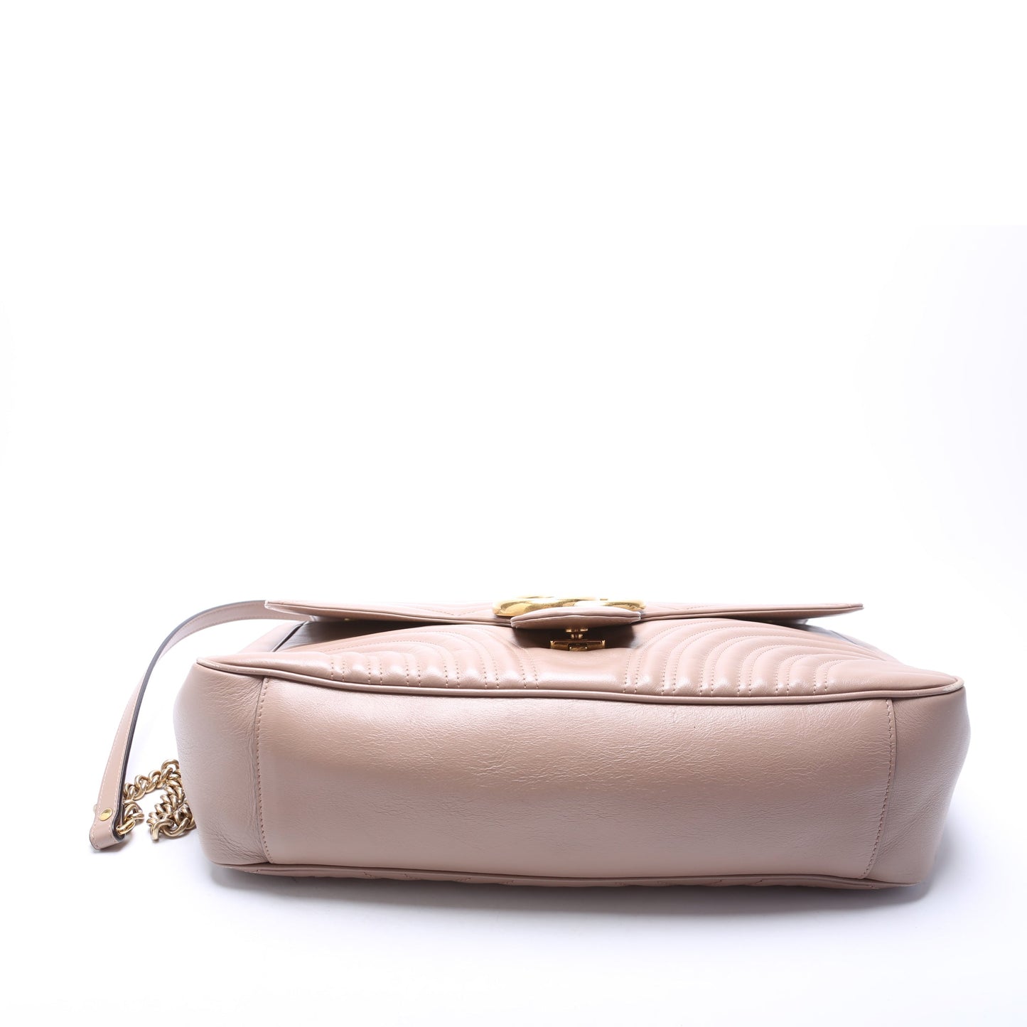 Gucci 498090 Marmont Large Nude Bag