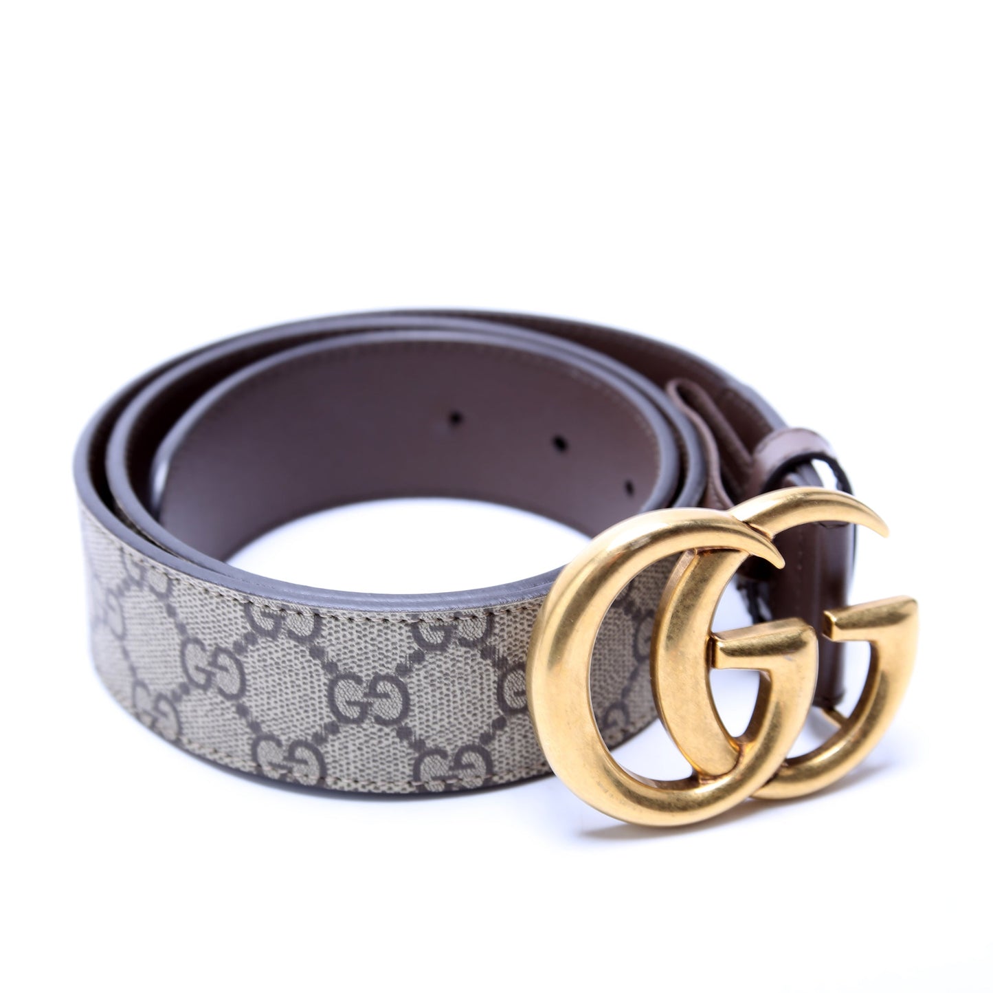 Gucci  Marmont GG Supreme Belt Size / Brown