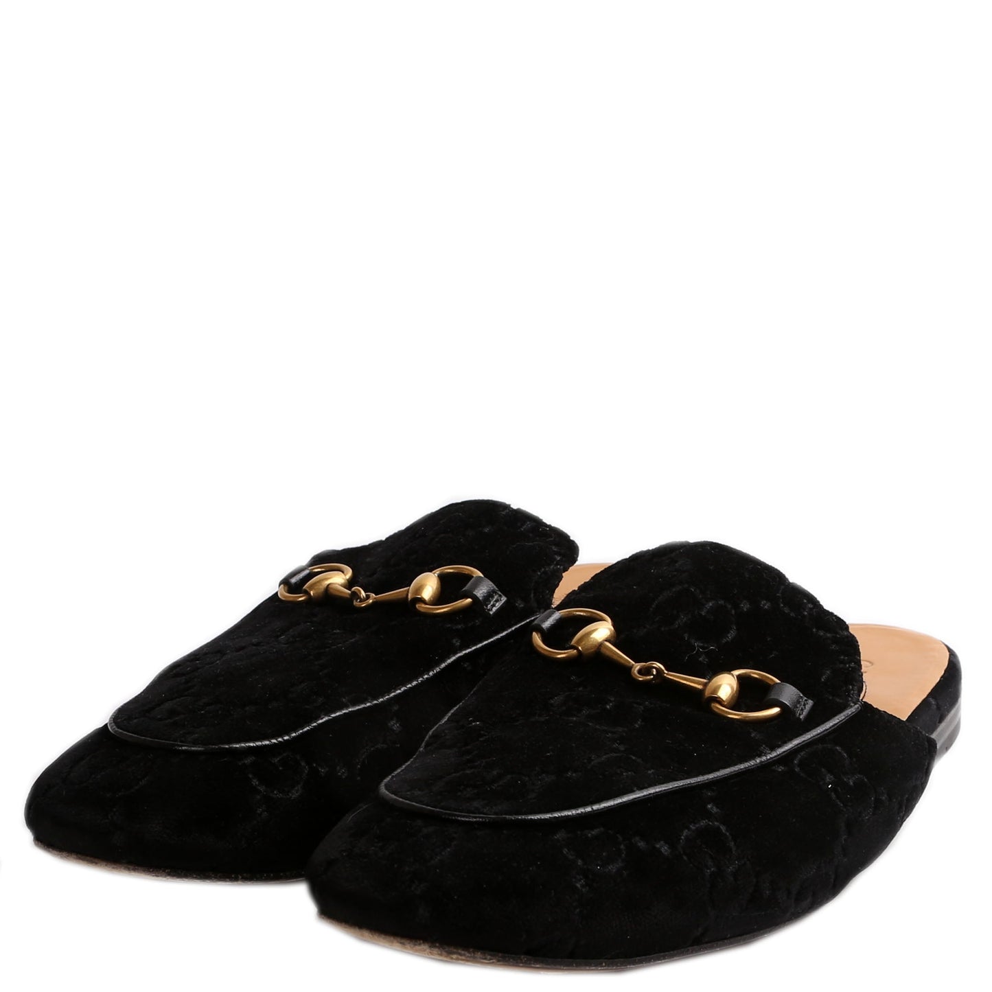 Gucci Velvet GG Princetown Mules Men's Size .(Women's Size .)