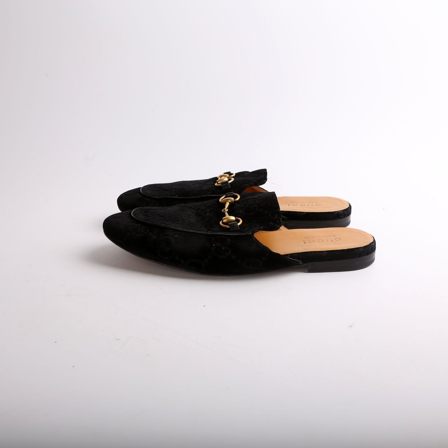 Gucci Velvet GG Princetown Mules Men's Size .(Women's Size .)