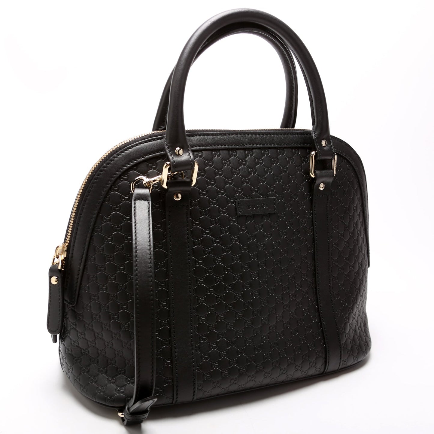 Gucci 449663 Dome Medium Black Bag