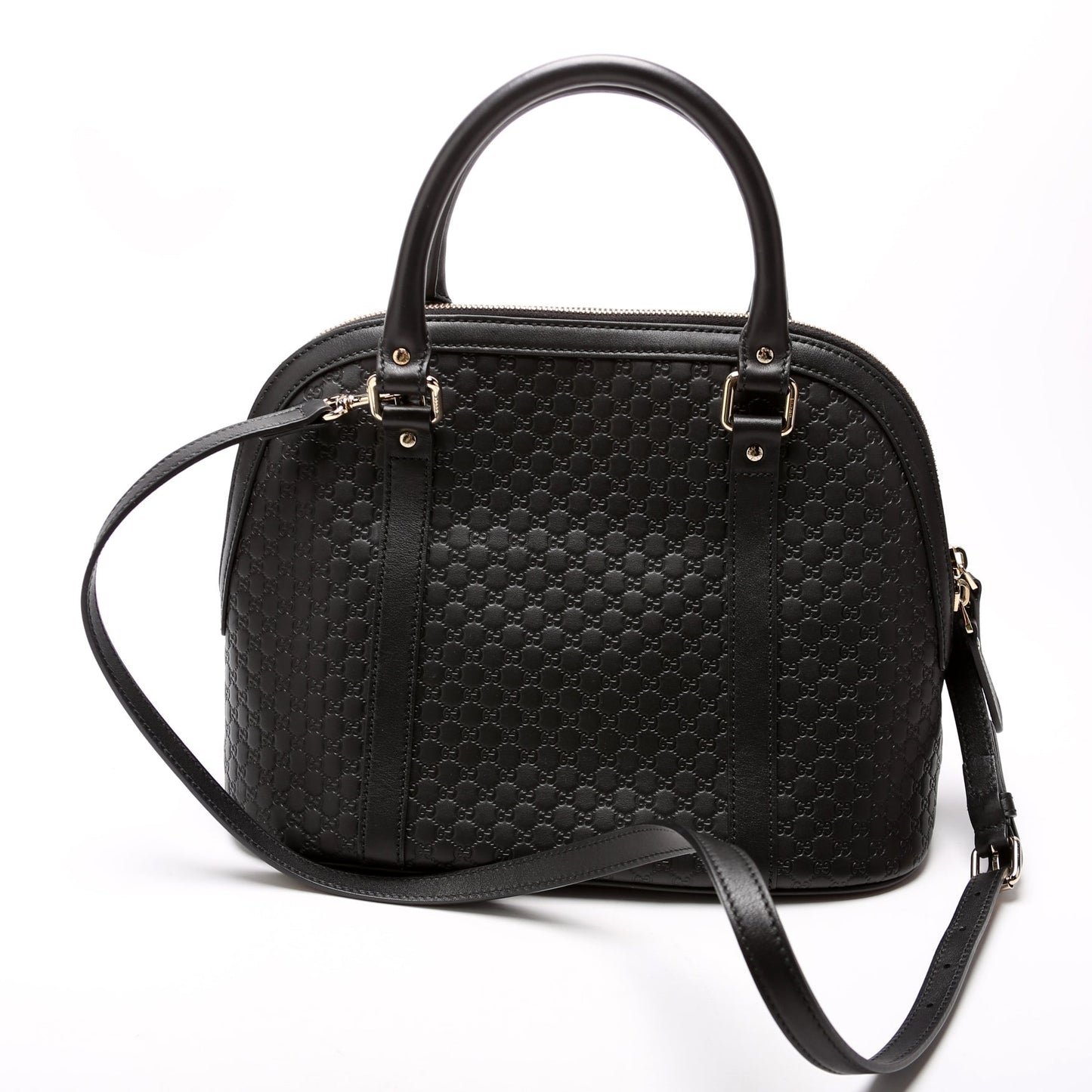 Gucci 449663 Dome Medium Black Bag
