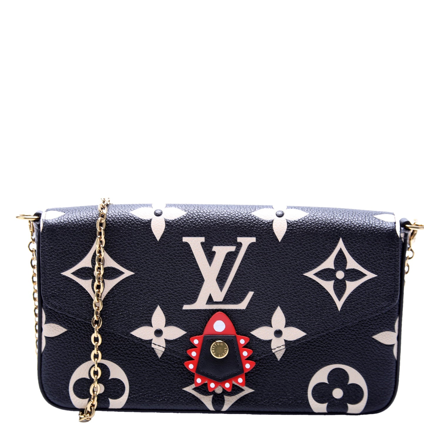 Louis Vuitton Pochette Felicie Crafty Bicolor Empreinte Black/Cream