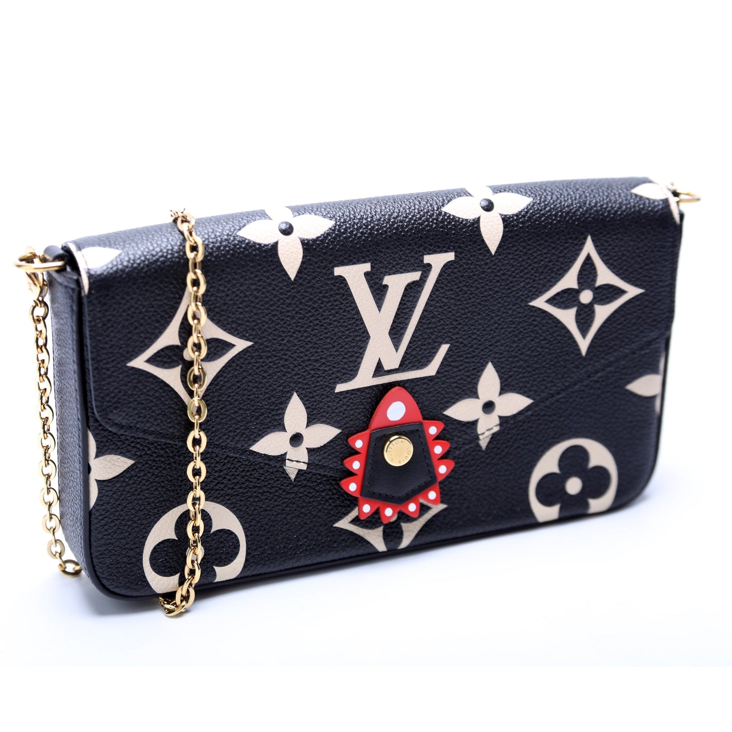 Louis Vuitton Pochette Felicie Crafty Bicolor Empreinte Black/Cream