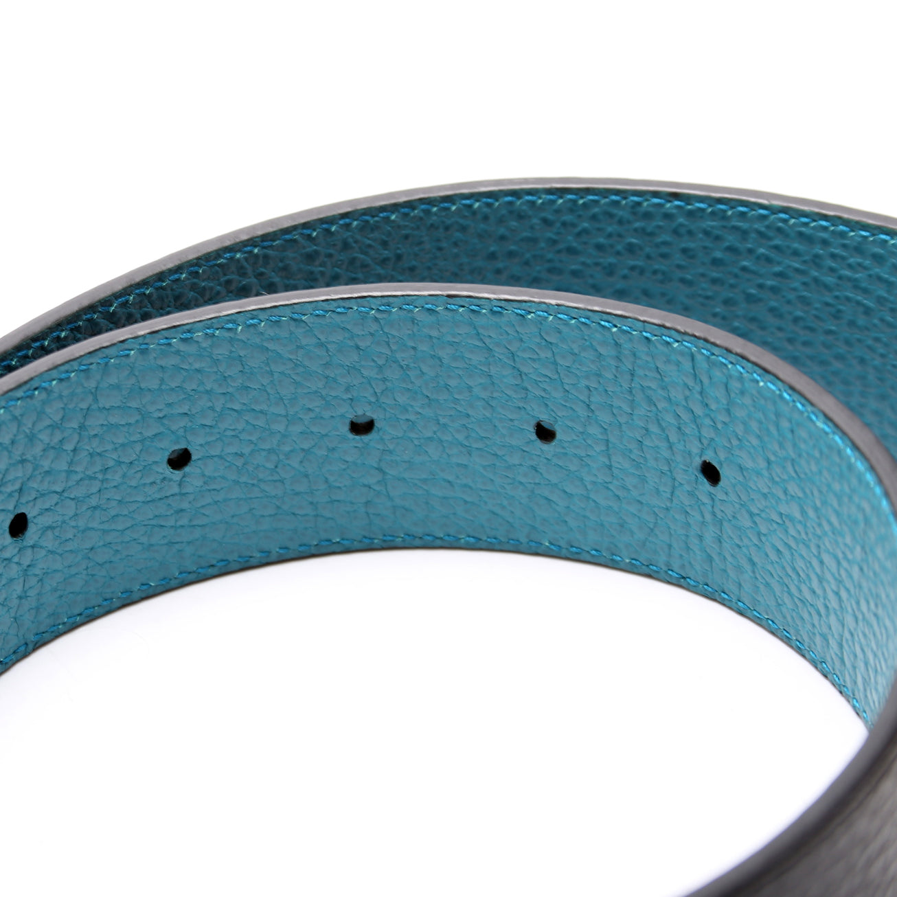 Gucci  Leather Reversible  Belt Size / Black/Blue