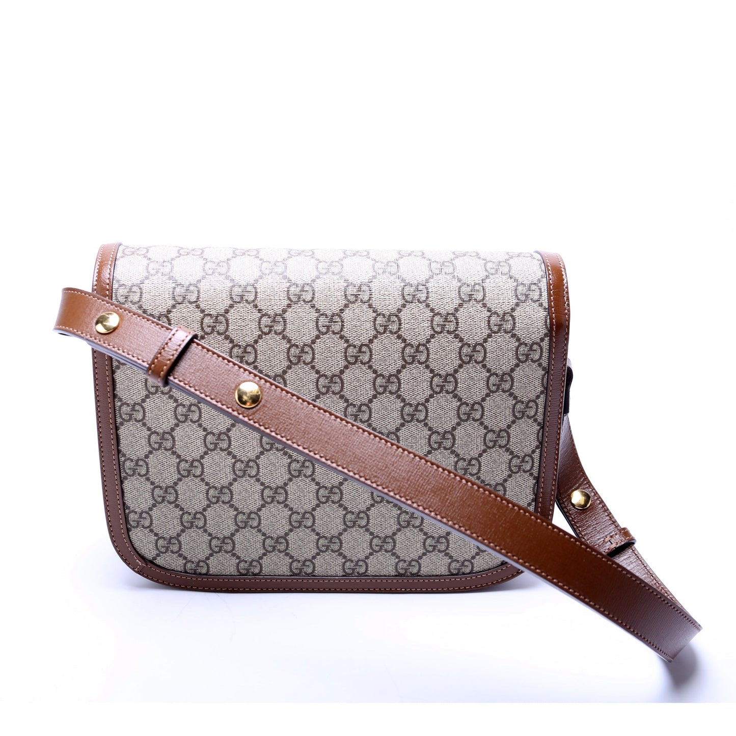 Gucci  Horsebit  Shoulder Bag Brown