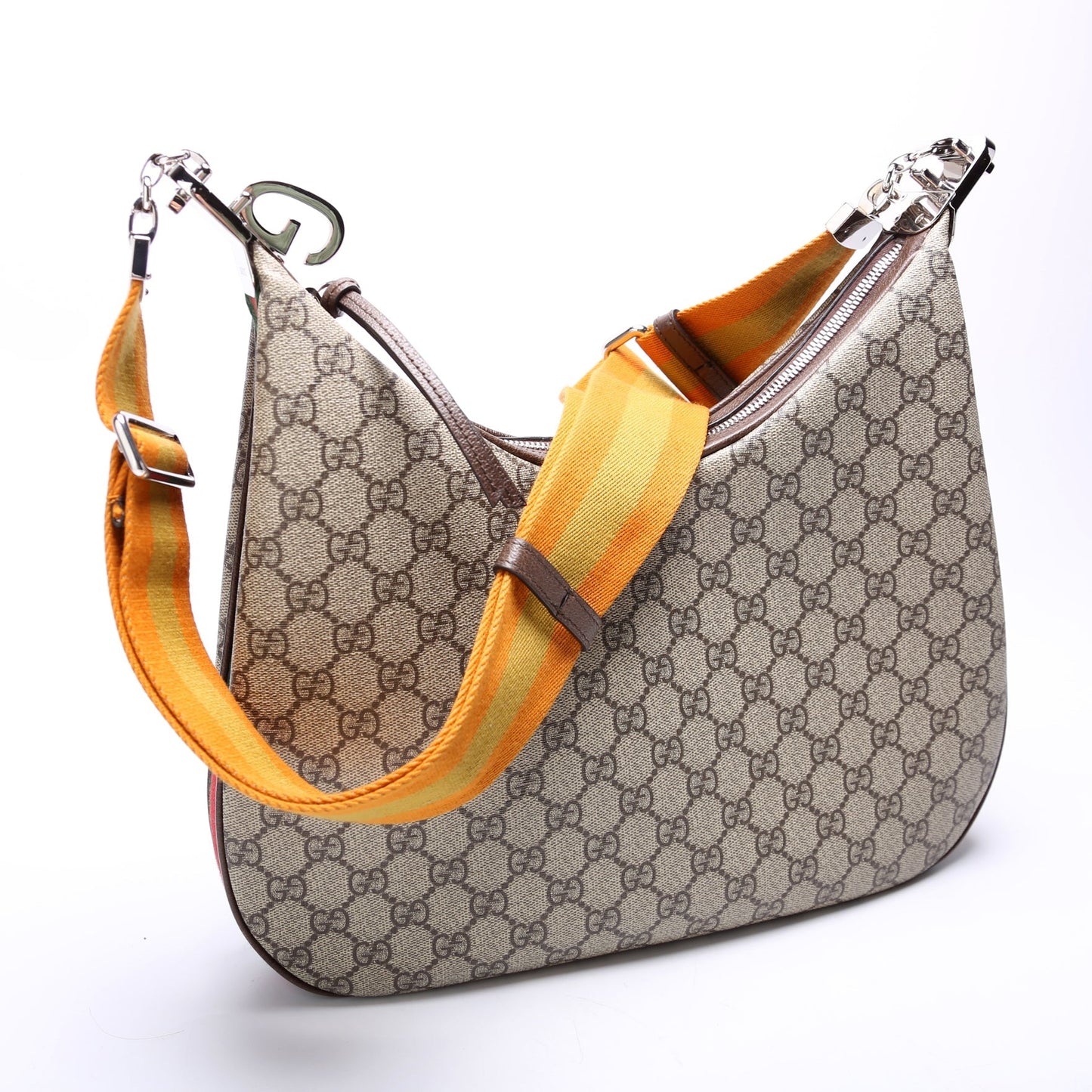 Gucci 702823 Attache GG Supreme Shoulder Medium Bag
